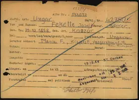 Archivdokument 001-262.jpg zu Jozef Fekette