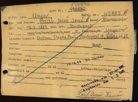 Archivdokument 001-283.jpg zu Dezsö Jenö Paal