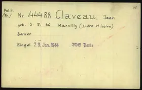 Archivdokument 001-288.jpg zu Jean Claveau