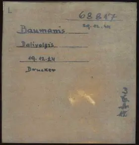 Archivdokument 001-404.jpg zu Talivaldis Baumanis