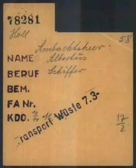 Archivdokument 001-448.jpg zu Albertus Ambachtsheer