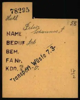 Archivdokument 001-462.jpg zu Johannes Antonius Peters