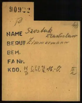 Archivdokument 001-553.jpg zu Wladyslaw Szostak